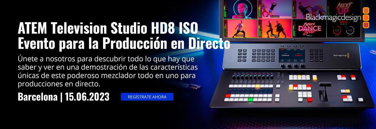 Blackmagic ATEM Television Studio HD8 ISO - Evento para la  Producción en Directo