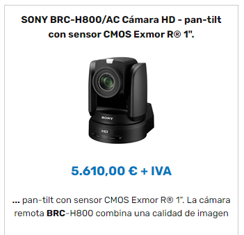 SONY BRC-H800/AC