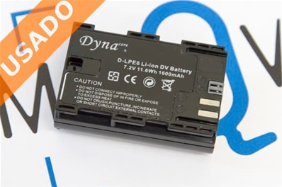 DYNACORE D-LPE6 (Usado) Batería compatible para cámara Canon.