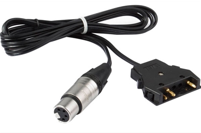 SWIT S-7100S (Outlet) Cable con conexión a baterías tipo AB y salida XLR-4.