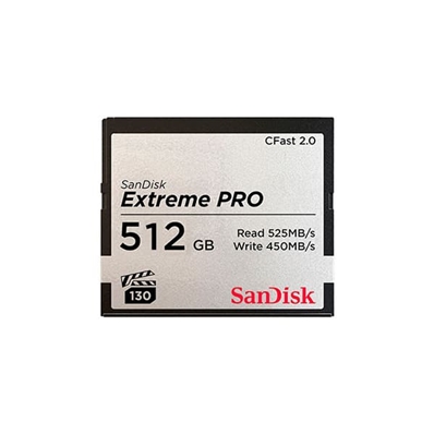 SANDISK SDCFSP-512G-G46D Tarjeta 512GB CFAST 2.0 EXTREME PRO 525MB/s VPG130.