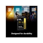 LEXAR SDXC 64GB V90 (Usado) Tarjeta Profesional SDXC 64GB UHS-II (U3) Class 10 V90.