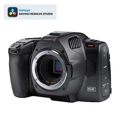 BLACKMAGIC Pocket Cinema Camera 6K G2 con sensor HDR y montura EF
