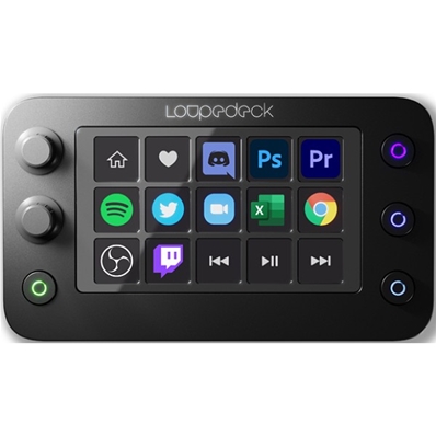 LOUPEDECK LIVE S Consola reducida con botonera directa y personalizable.