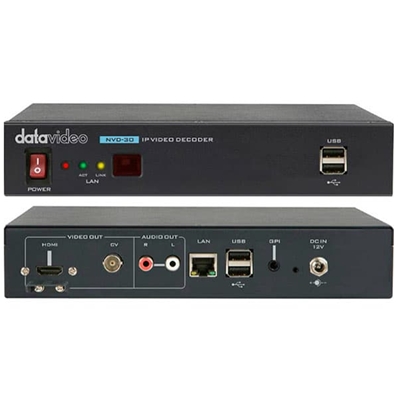 DATAVIDEO NVD-30MKII DECODER IP con salida HDMI y Vídeo Compuesto