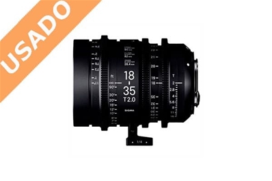 SIGMA 18-35MM T2 F/VE (Usado) Óptica Cine Zoom 18-35 mm T2 montura E-mount.