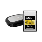 LEXAR CFexpress A GOLD 320GB CFexpress Profesional Tipo A de 320GB GOLD. Incluye lector.