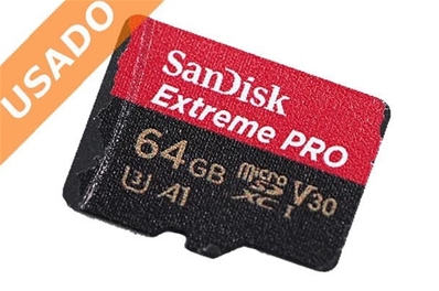 SANDISK SDSQXCY-064G-GN6MA (Usado) Tarjeta Micro SDXC Extreme Pro UHS-1 (3) clase 10. 64GB. 170MB/s.