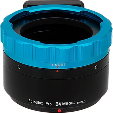FOTODIOX B4-MAGIC-P Adaptador ópticas B4 para cámaras Blackmagic (con MFT)