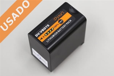 DYNACORE DV-VBD78 (Usado) Batería de ión lítio tipo DV para Panasonic de 56W