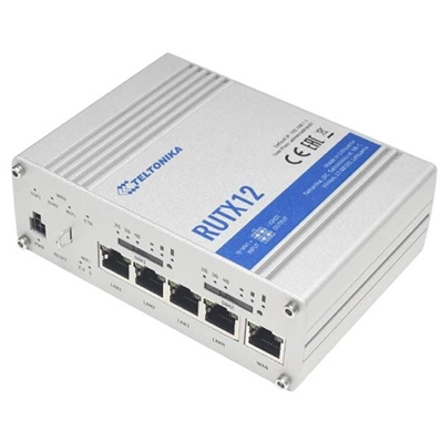 TELTONIKA RUTX12 Teltonika. Router doble módem LTE CAT6 + WiFi dual band