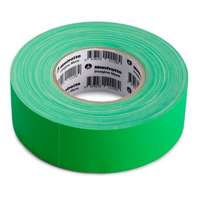 MANFROTTO LL LB7966 Cinta americana Gaffer Tape de 50mm x 50 m Chroma Key verde.