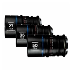 LAOWA NANOMORPH S35 (Azul) Kit 3 lentes anamórficas 27mm T2.8| 35mm T2.4| 50mm T2.4 montura E