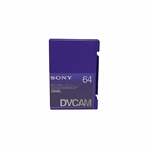 SONY PDV-64N3 Cinta 1/4" DVCAM para HDV de 64'