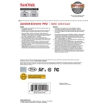 SANDISK SDSDXPB-064G-G46 (Usado) Tarjeta SDXC Extreme PRO UHS-2 SPEED 3 de 64 GB 280/250 MB/s.