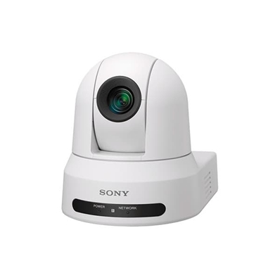SONY SRG-X400WC Cámara PTZ IP 4K 30P con zoom de 30x y capacidad NDI®|HX.Color blanco