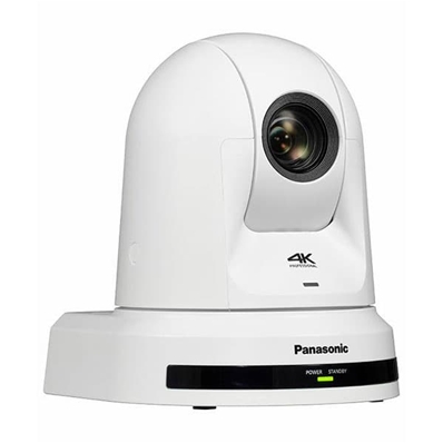 PANASONIC AW-UE50WEJ Cámara PTZ 4K 25/30p con zoom óptico 24x (color blanco)