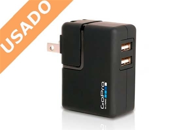GOPRO AWALC-001 (Usado) Cargador doble / alimentador por USB.