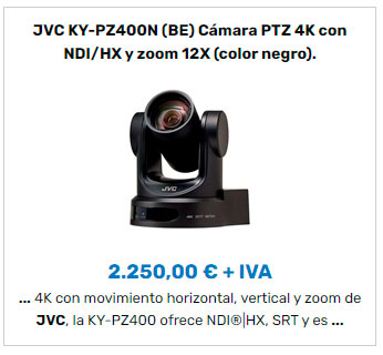 JVC KY-PZ400N (BE)