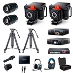 MQV Kit cámara BM Studio 4K Pro+Atem TV Studio+Web Pre HD+HyperDSHD