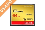 SANDISK SDCFXSB-046G-G46 (Usado) Tarjeta Compact Flash Extreme 64GB 120MB/s 85MB/s