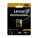 LEXAR SDXC 128GB V60 Tarjeta Profesional SDXC 128GB UHS-II (U3) Class 10 V60.