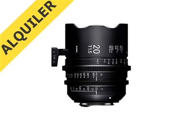 Alquiler SIGMA 20MM T1.5 FF F/CE HIGH SPEED PRIME