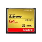 SANDISK SDCFXSB-046G-G46 Tarjeta Compact Flash Extreme 64GB 120MB/s 85MB/s.