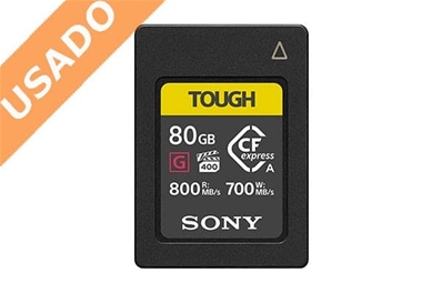 SONY CEAG80T (Usado) Tarjeta CFexpress Type A Memory Card 80GB.