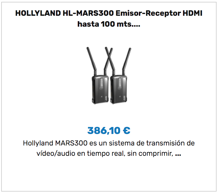 HOLLYLAND HL-MARS300 Emisor-Receptor
