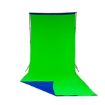 LASTOLITE LC5887 Fondo cortina tela reversible Azul / Verde 3mx7m.
