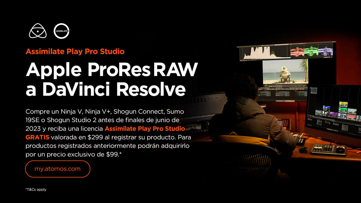 ATOMOS PROMOCIN Assimilate Play Pro Studio