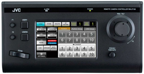 JVC RM-LP100E Control remoto para cmaras JVC PTZ