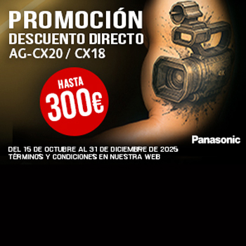 Panasonic Descuento Directo AG-CX20/CX18